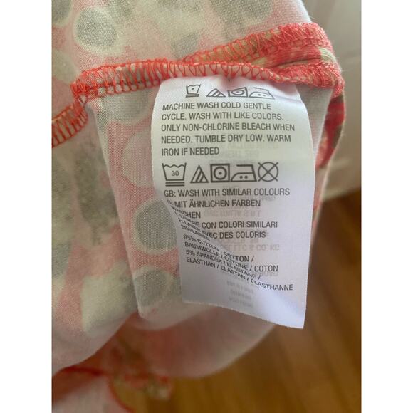 Women Denim and Co Size Large Long Sleeveless  Sundress VNeck Multi Color Soft - Picture 8 of 9